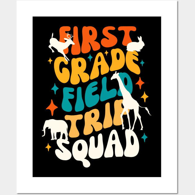 First Grade Field Trip Squad Wall Art by Point Shop